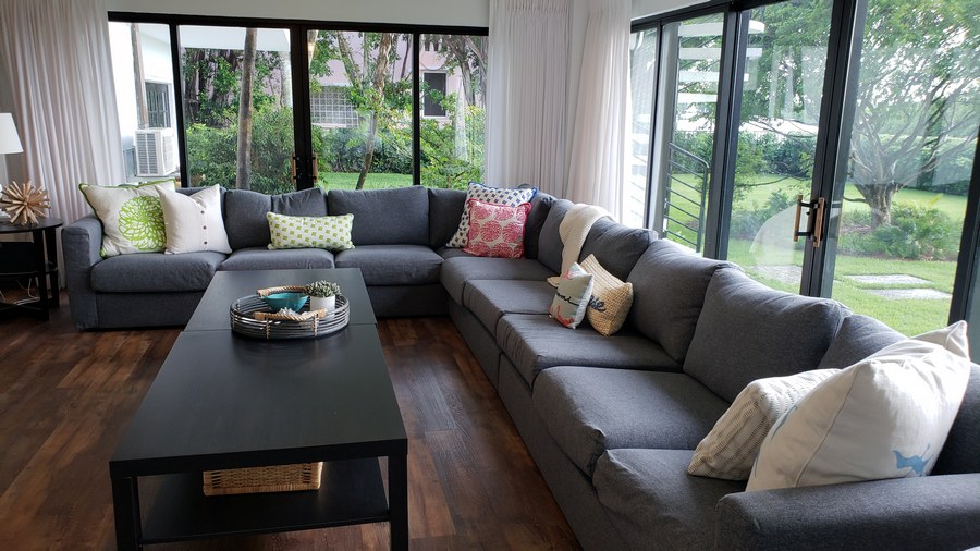 Bottom Level Wrap around sectional